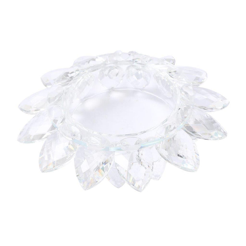 Home Decor Crystal Glass Lotus Flower 18 cm