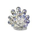 Home Decor Crystal Glass Peacock 11 cm