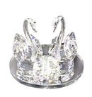 Home Decor Crystal Glass Swan 12.5*17.5 cm