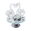 Home Decor Crystal Glass Swan 13.5 cm