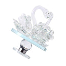 Home Decor Crystal Glass Swan 13.5 cm