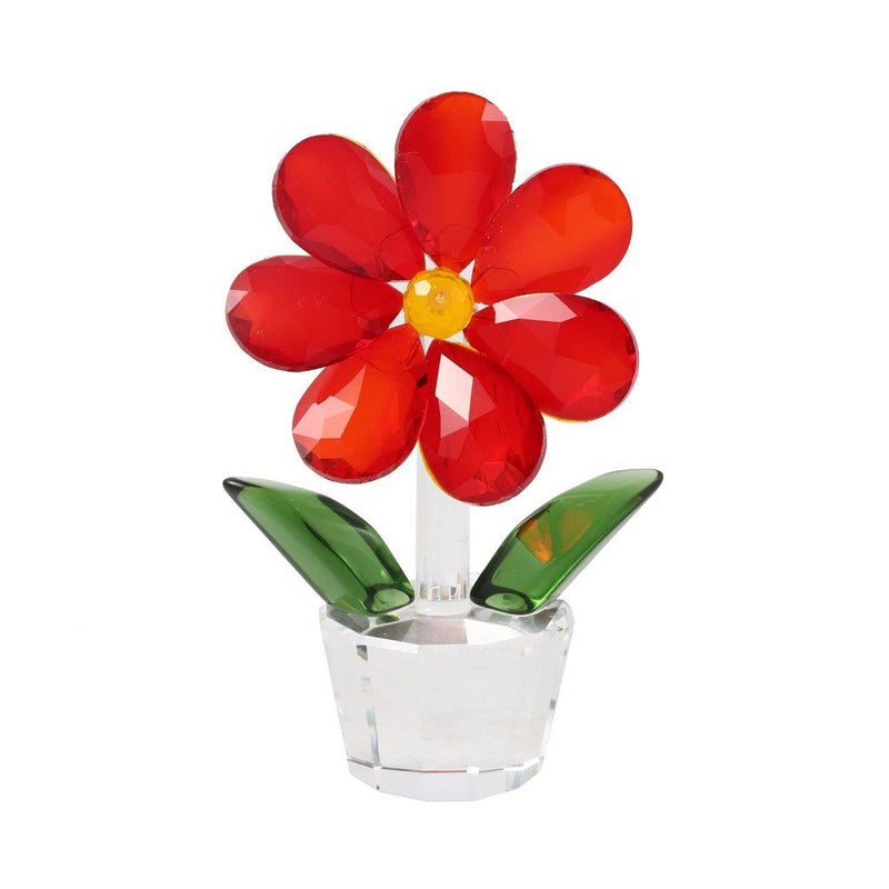 Home Decor Crystal Glass Sunflower 11.5 cm