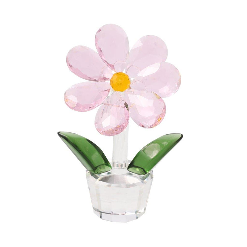 Home Decor Crystal Glass Sunflower 11.5 cm