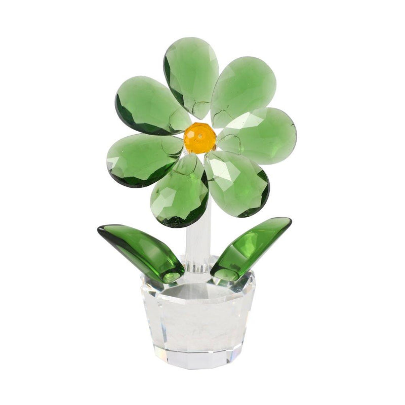 Home Decor Crystal Glass Sunflower 11.5 cm