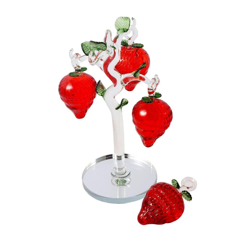 Home Decor Crystal Glass Fruit Tree 17.5 cm