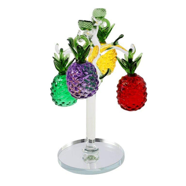 Home Decor Crystal Glass Fruit Tree