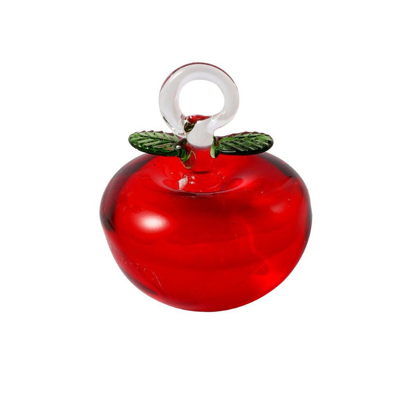Home Decor Crystal Glass Apples 17.5 cm