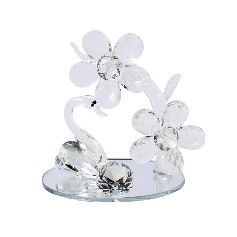 Home Decor Crystal Glass Sunflower 14.5*12.5 cm