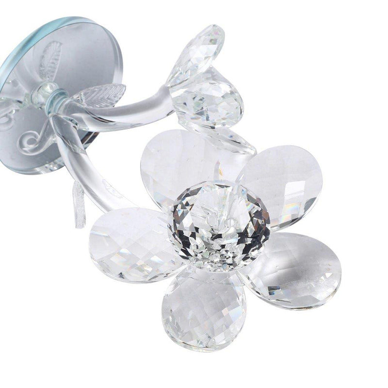 Home Decor Crystal Glass Sunflower 19 cm