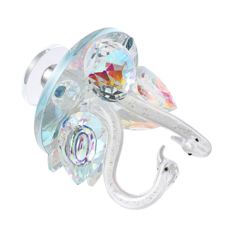 Home Decor Crystal Glass Swan 13 cm