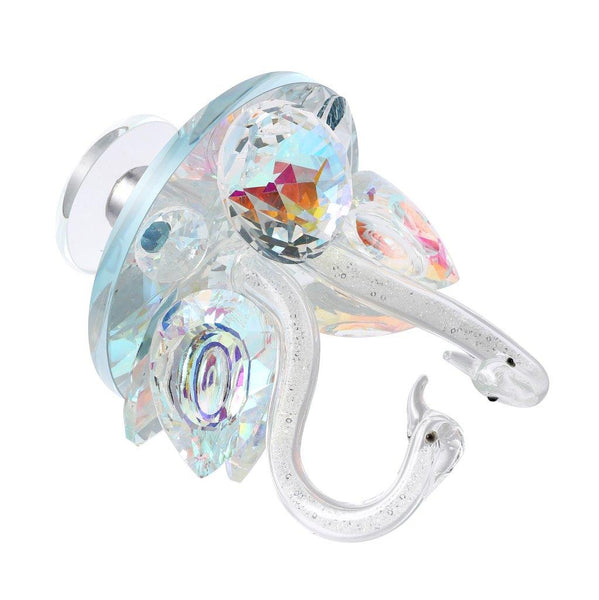 Home Decor Crystal Glass Swan 13 cm