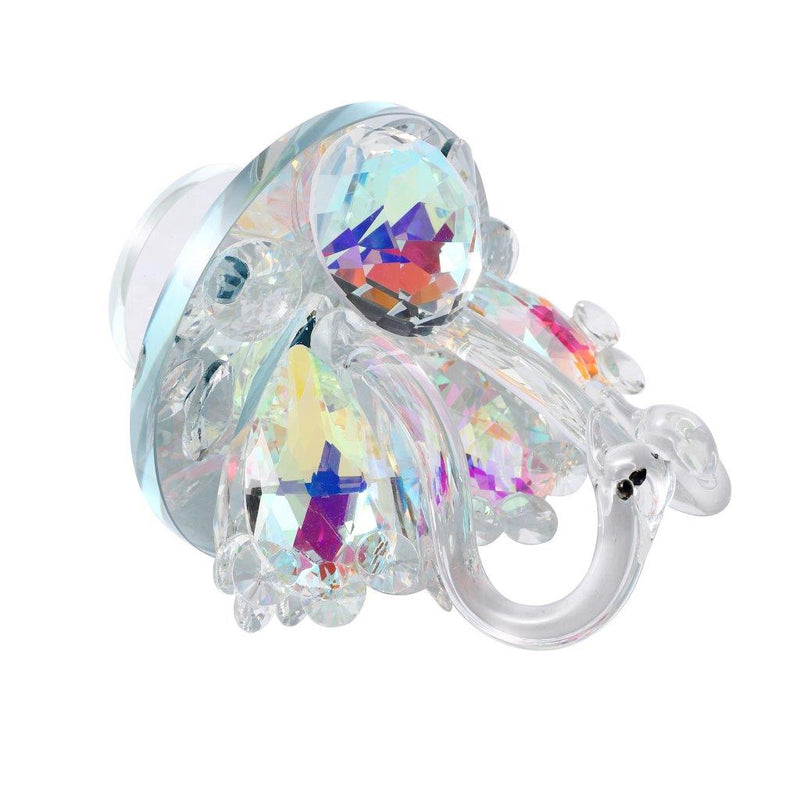 Home Decor Crystal Glass Swan 13.5 cm