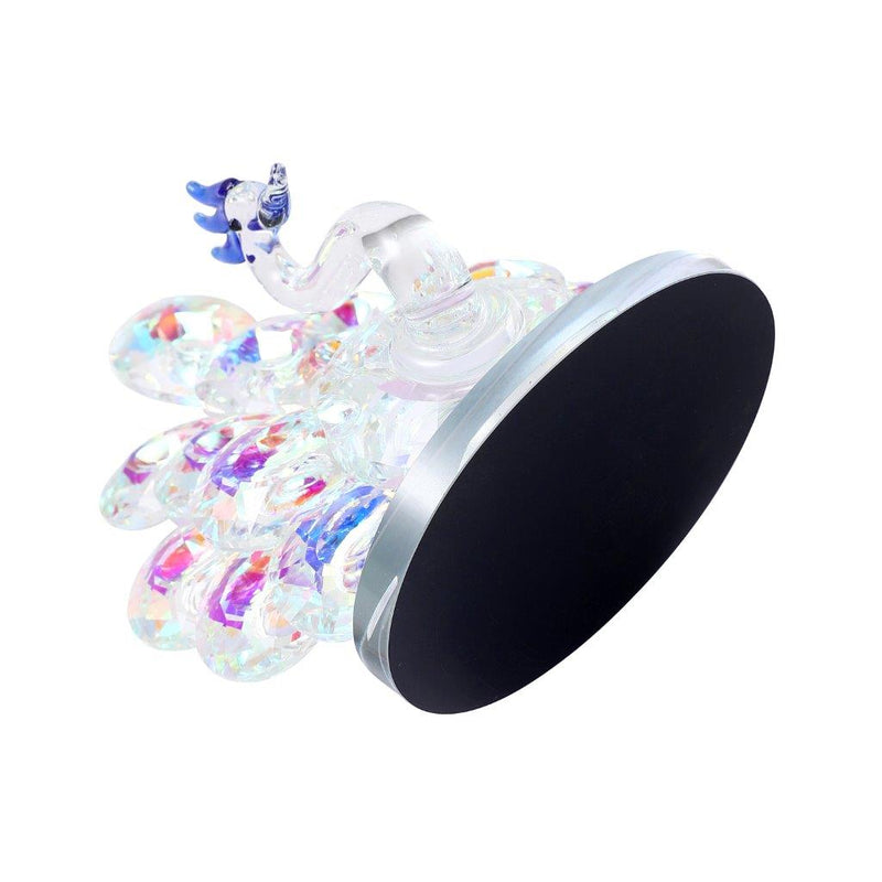 Home Decor Crystal Glass Peacock 14.5 cm