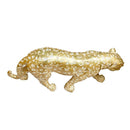 Gold Sculpture Statue Leopard 25*6*14 cm
