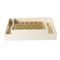 Abstract Deco Food Tray MDF Rectangle Serving Tray Set of 2 Pcs