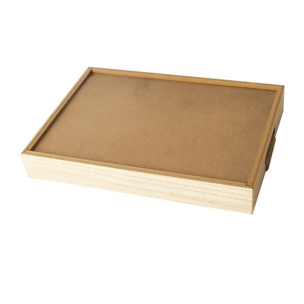 Abstract Deco Food Tray MDF Rectangle Serving Tray Set of 2 Pcs