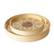 Abstract Deco Food Tray MDF Rectangle Serving Tray Set of 2 Pcs