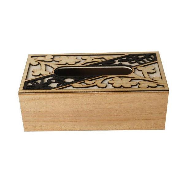 Premium Quality Abstract Design MDF Rectangular Tissue Box Napkin Holder