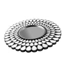 Decorative Black Abstract Wall Mirror 61 cm