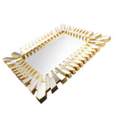 Decorative Gold Abstract Wall Mirror 57*74 cm