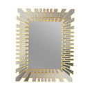 Decorative Gold Abstract Wall Mirror 57*74 cm