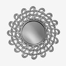 Decorative Black Abstract Wall Mirror 62*62 cm