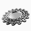 Decorative Black Abstract Wall Mirror 62*62 cm