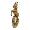 Sculpture Statue Resin Figurine Horse Deco Clock 30 cm