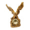 Sculpture Statue Resin Figurine Eagle Deco Clock 33*43 cm