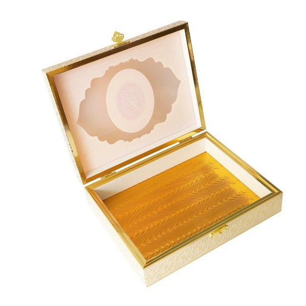 Deco Islamic Calligraphy Engraved Quran Box  26*21 cm