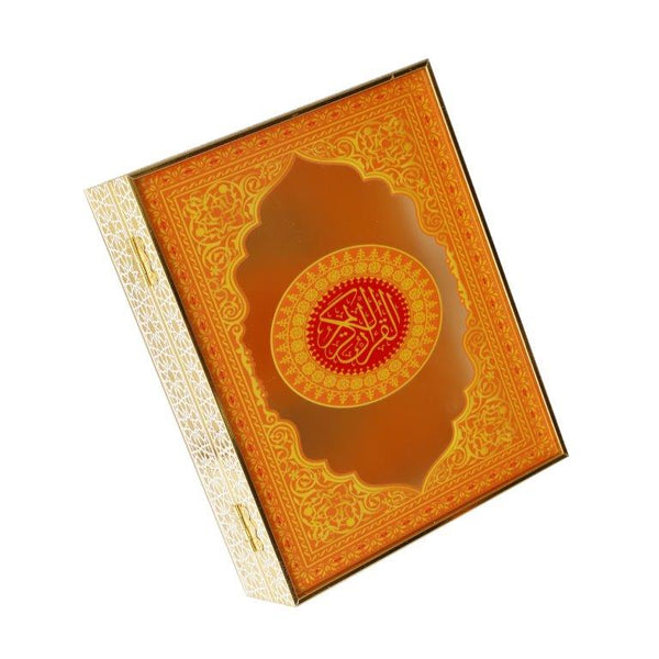 Deco Islamic Calligraphy Engraved Quran Box  32*23 cm