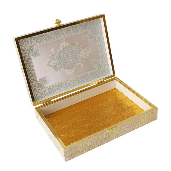 Deco Islamic Calligraphy Engraved Quran Box  32*23 cm