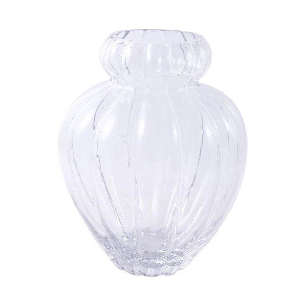 Home Decor Tabletop Fluorescent Color Glass Vase Abstract Shape**