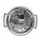 Deco Silver Metal Round Serving Tray Set of 2 with Handle 35*35/29*29 cm