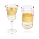 Moroccan Drinking Glass Tunblers Set/12 Pcs 6.5*12/7.5*15 cm