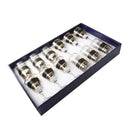 Drinking Glass Tumblers Set/12 Pcs 6.5*12/7.5*15 cm
