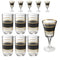 Drinking Glass Tumblers Set of 12 Pcs 6.5*12/7.5*15 cm