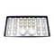 Moroccan Design Gold Drinking Glass Tea Cups and Saucer Set of 24 Pcs 11/6*5/6.5*9 cm **