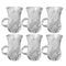 Lead Free Glass Tea Cup Set of 6 Pcs 61*51 cm