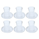 Glass Istikani Tea cup and Saucer Set of 6 Pcs** 6*9/11 cm