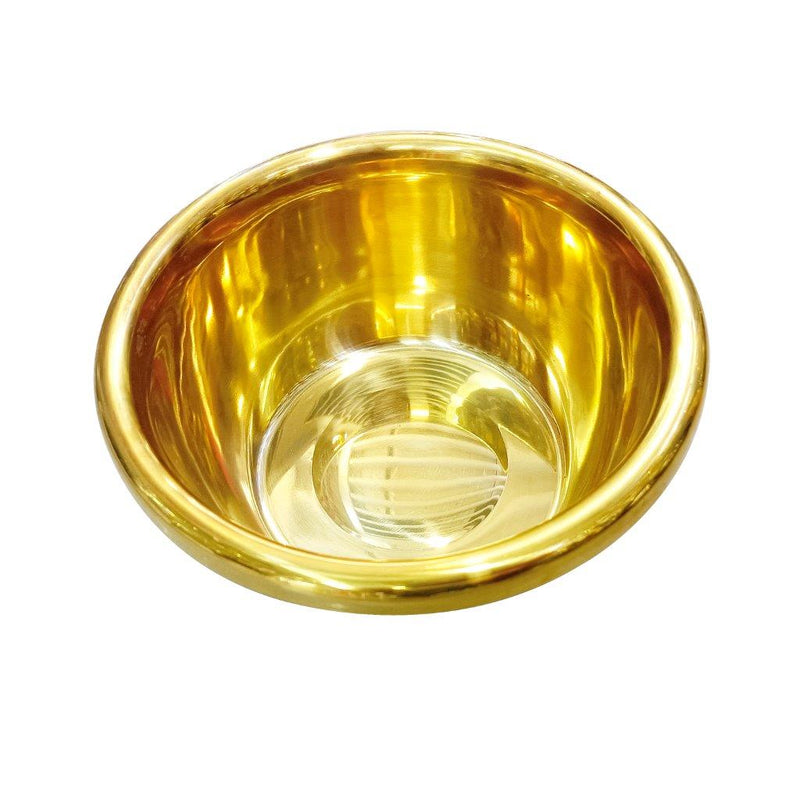 Gold Plated Stainless Steel Multipurpose Basin Bowl 40 cm