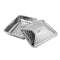 Silver Plated Stainless Steel Hammered Serving Tray with Lid 30*40*7 cm