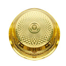 Gold Plated Stainless Steel Biryani Plate with Lid 30 cm
