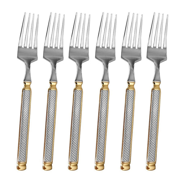 Stainless Steel Fork Set of 6 Pcs ** 21 cm