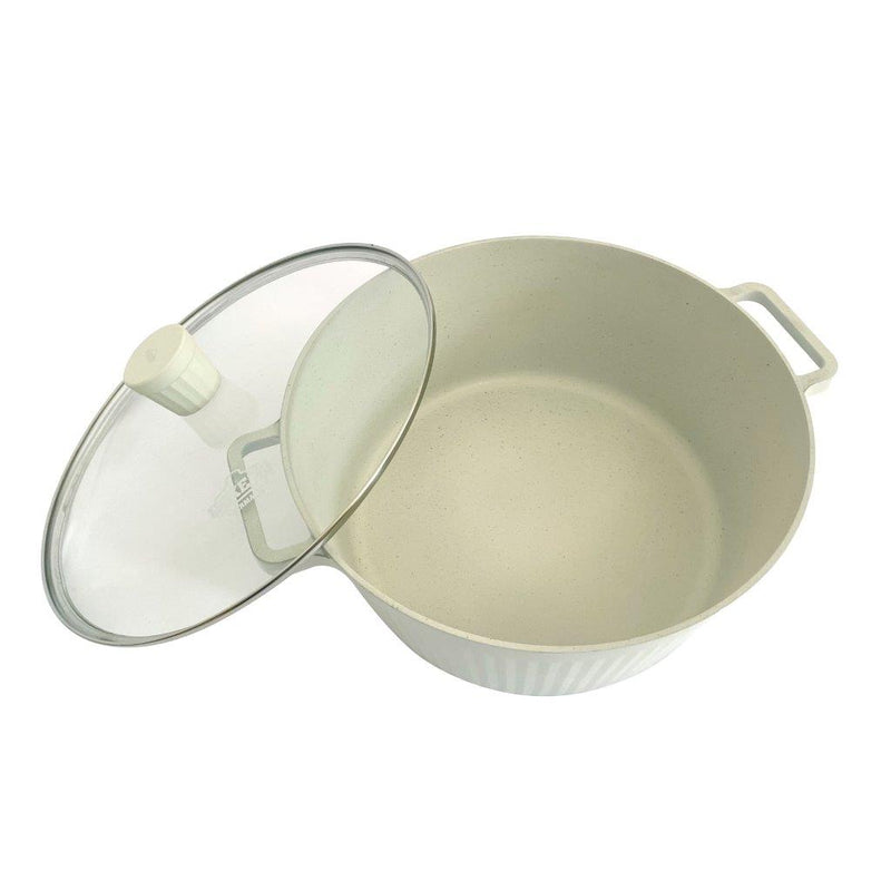 Marble Cookware Cooking Pot Casserole Set of 3 Pcs 20/24/28  cm