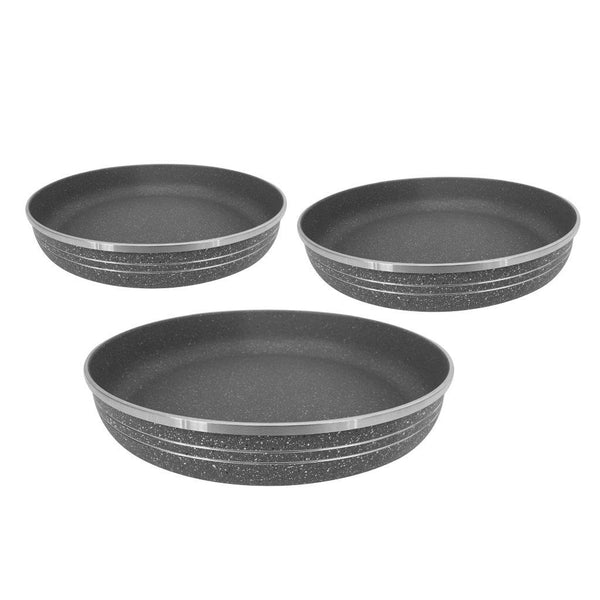 Marble Cookware Round Baking Tray Set of 3 Pcs 30/34/38  cm