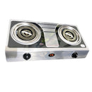 Stainless Steel Gas Stove Double Burner 71*37*8 cm