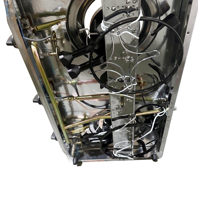 Tempered Glass Gas Stove Double Burner 71*38*7 cm