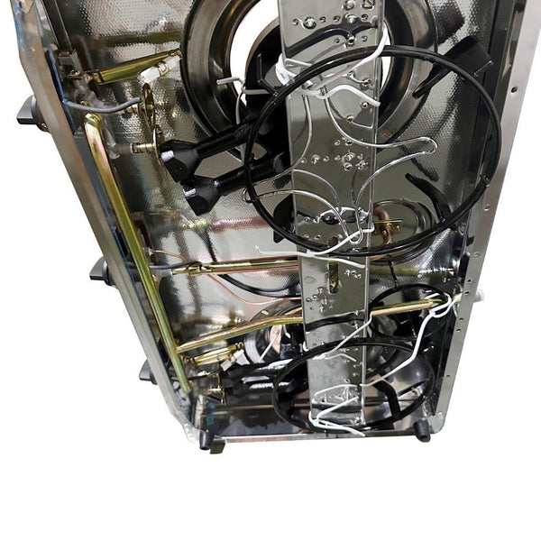 Tempered Glass Gas Stove Double Burner 71*38*7 cm