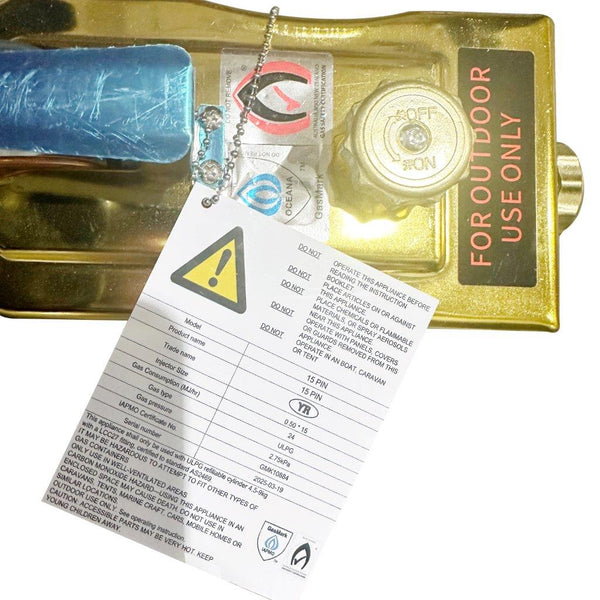Iron LPG Outdoor 15 Pin Stove 38*28 cm